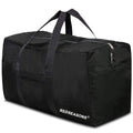 96L Foldable Travel Duffle Bag – Black