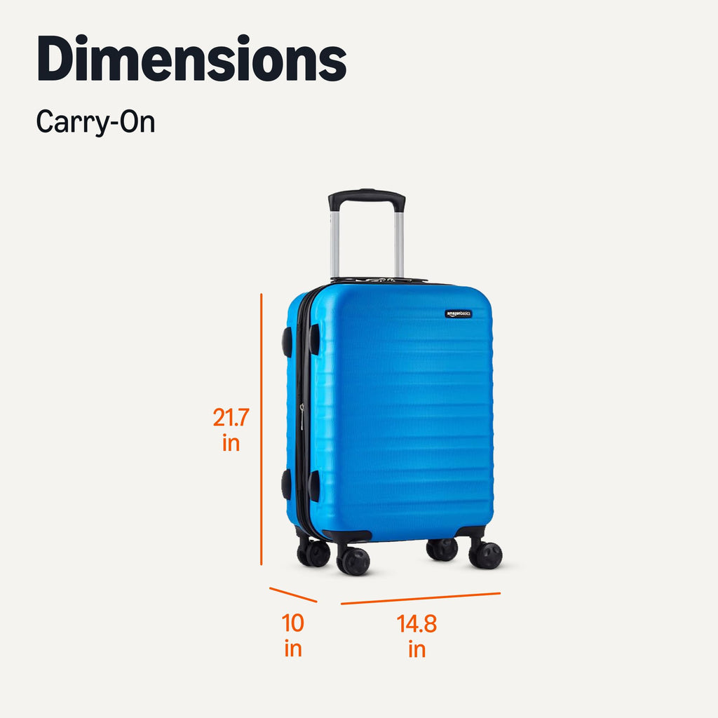 21" Expandable Carry-On Luggage – Light Blue