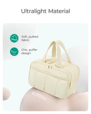 Large Puffy Travel Toiletry Bag – Green