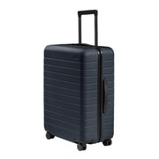 26" Hardside Checked Luggage – Navy Blue