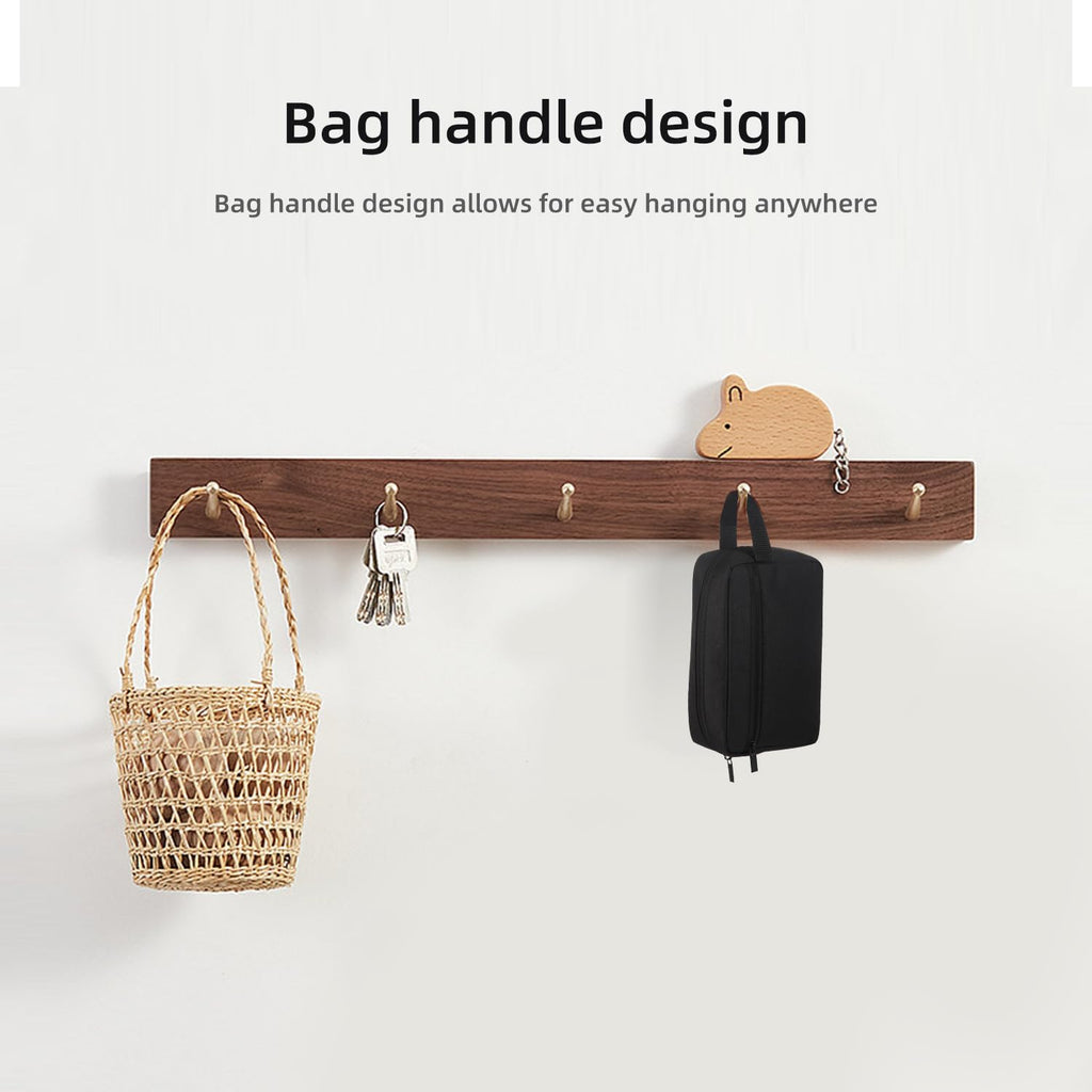 Hanging Travel Toiletry Bag – Black