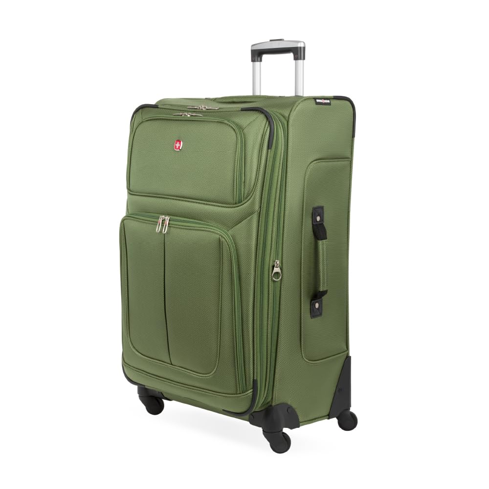 Large Expandable Softside Luggage – Evergreen