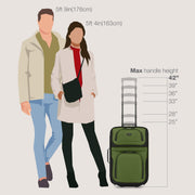 Softside Carry-On Luggage – Green