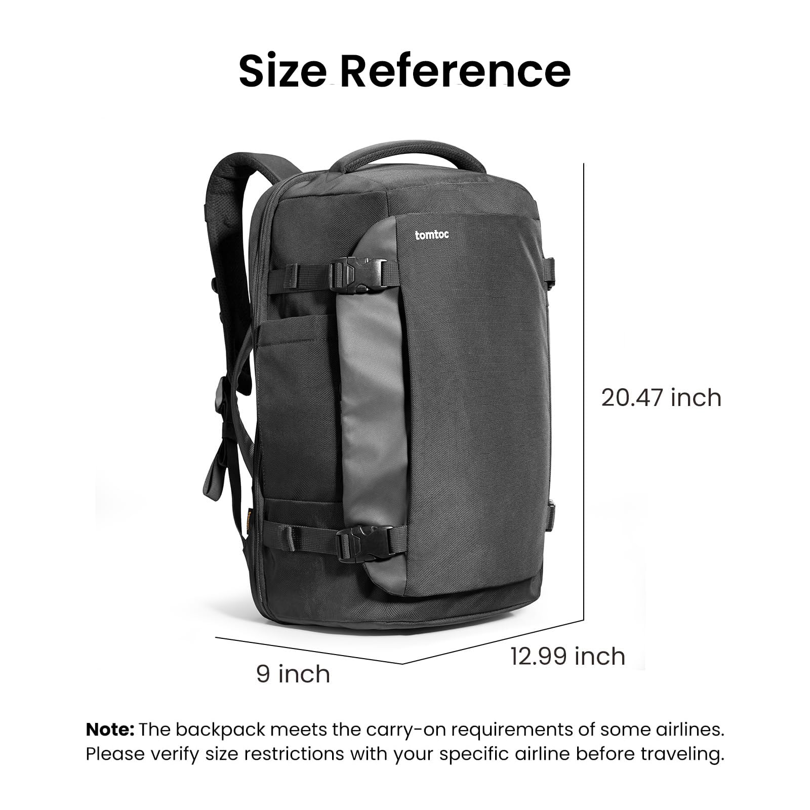 40L TSA-Friendly Travel Backpack