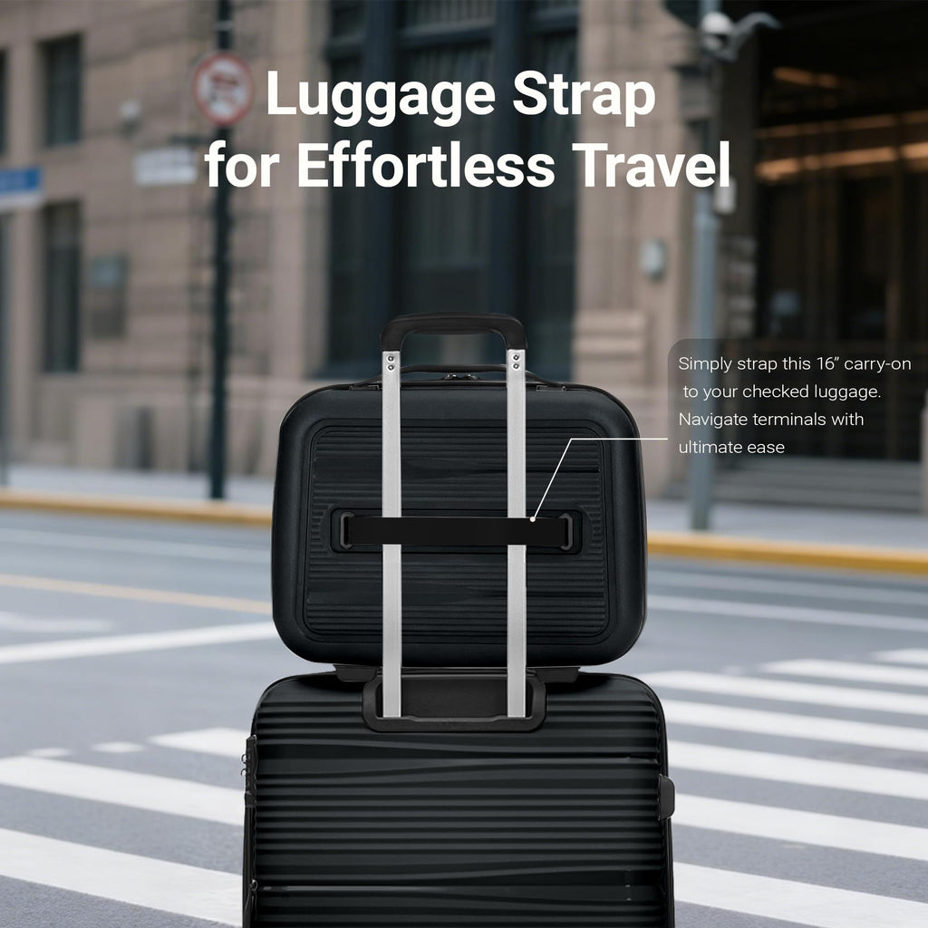 4-Piece Expandable Hardside Luggage Set with TSA Lock