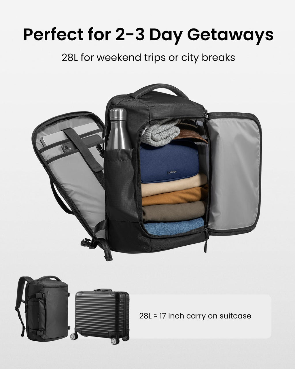 28L TSA-Friendly Travel Backpack
