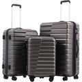 3-Piece Hardside Luggage Set – Gray