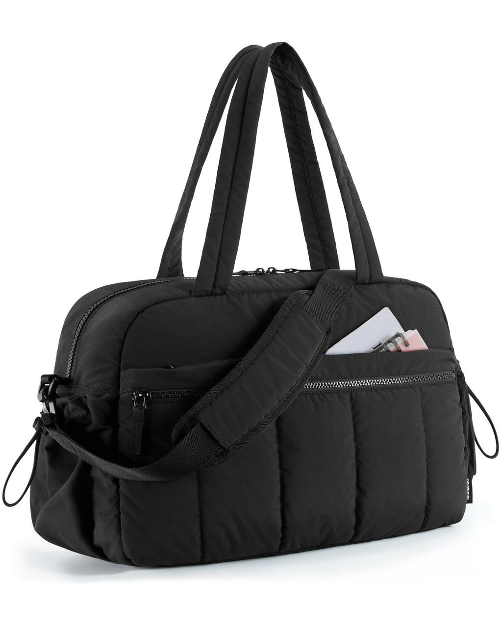 Water-Resistant Travel Duffle Bag – Black