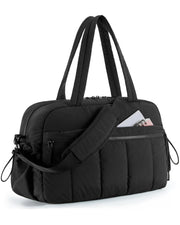 Water-Resistant Travel Duffle Bag – Black