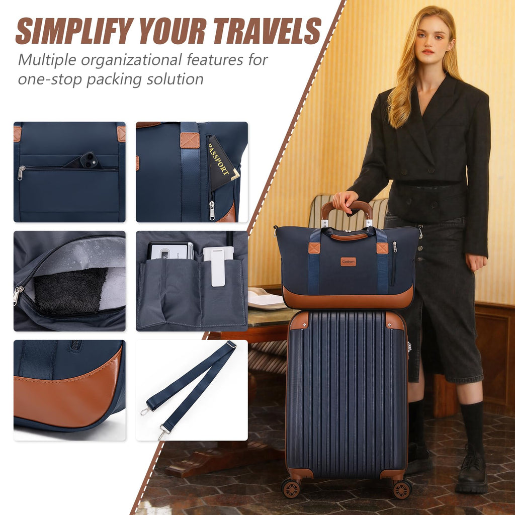 5-Piece Hardside Luggage Set with TSA Lock