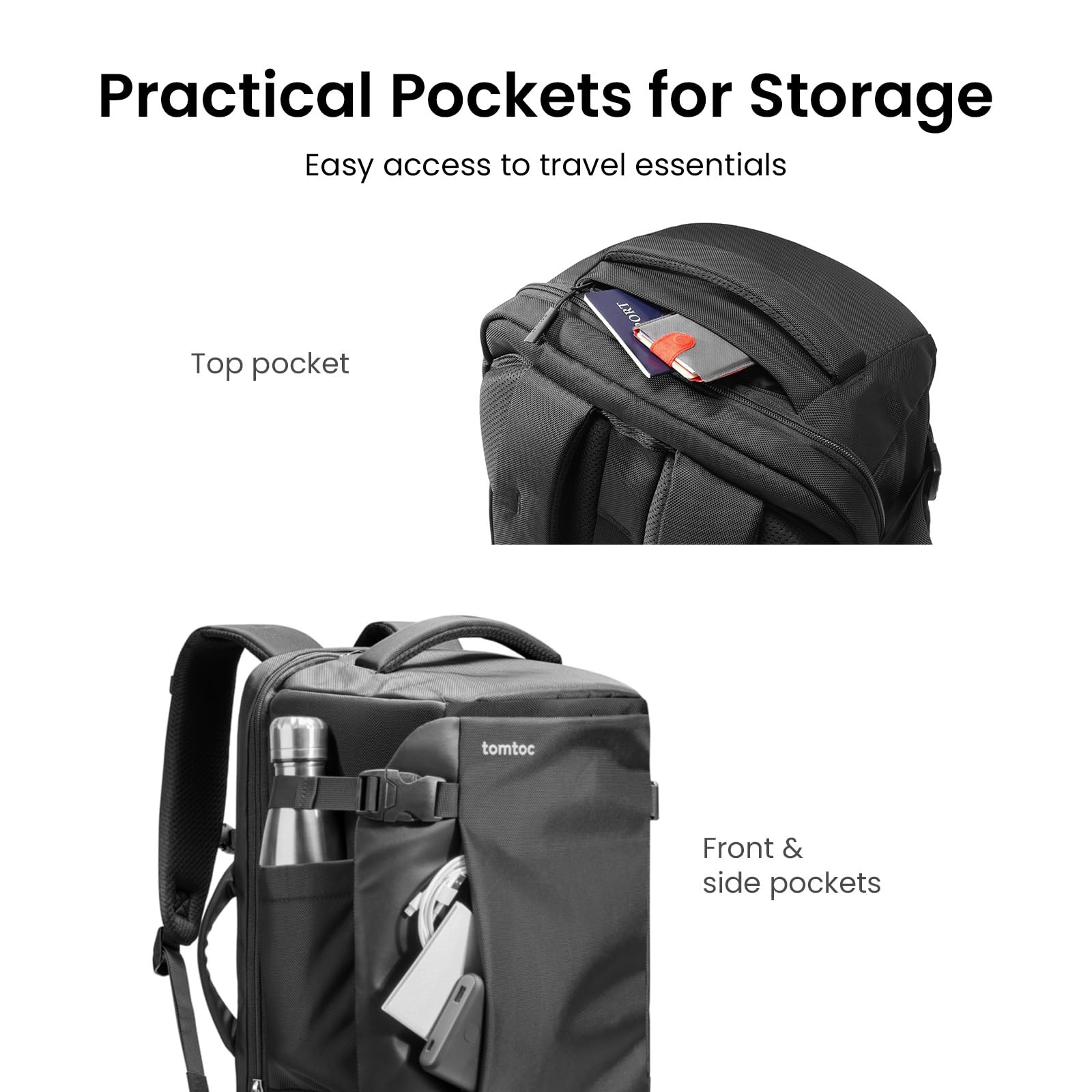 40L TSA-Friendly Travel Backpack