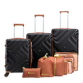 10-Piece Hardside Luggage Set with TSA Lock