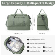 Travel Duffle Bag with Shoe Compartment