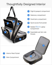 16" Underseat Carry-On Luggage – Black