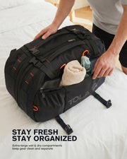 40L Expandable Travel Backpack