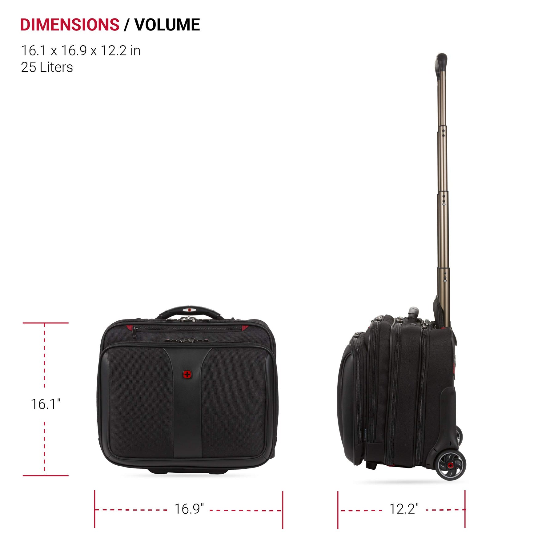 Wenger luggage Patriot II 15.6-Inch, Black
