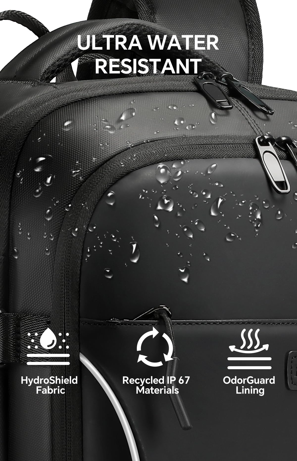 70L Expandable Vacuum Travel Backpack with TSA Lock