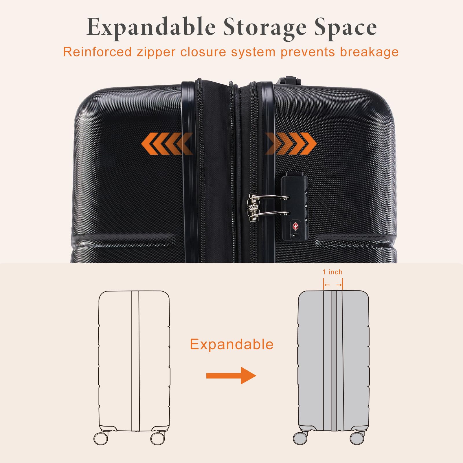 21" Carry-On Hardshell Luggage