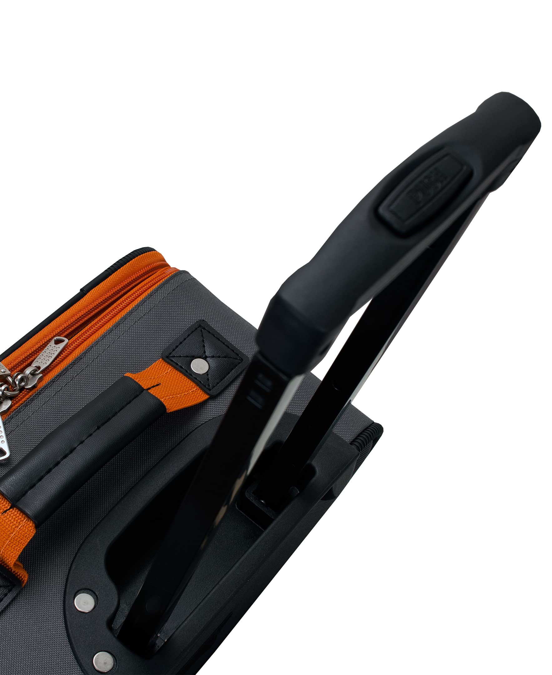 4-Piece Expandable Softside Luggage Set – Charcoal