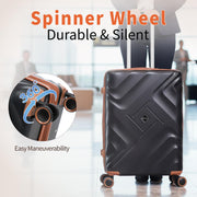 10-Piece Hardside Luggage Set with TSA Lock