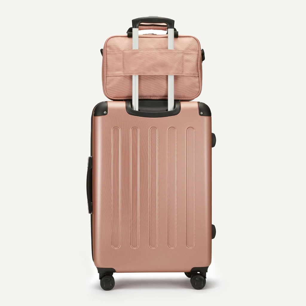 4-Piece Hardside Luggage Set – Rose Gold