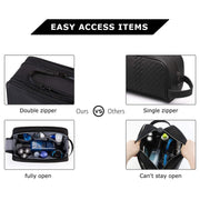 Water-Resistant Toiletry Organizer – Black
