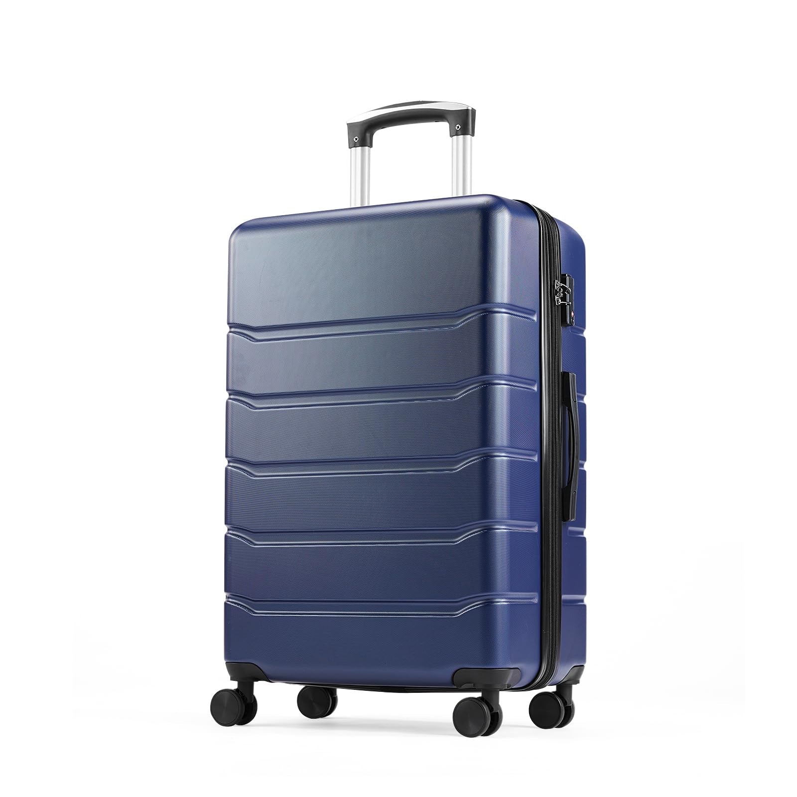 24" Expandable Hardside Luggage with TSA Lock – Blue