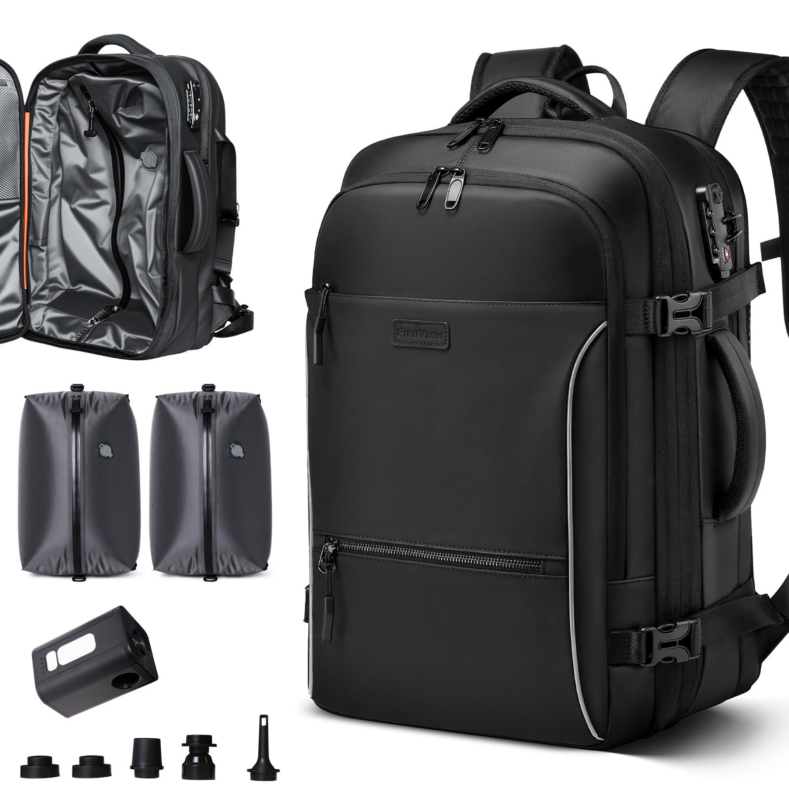 70L Expandable Vacuum Travel Backpack with TSA Lock