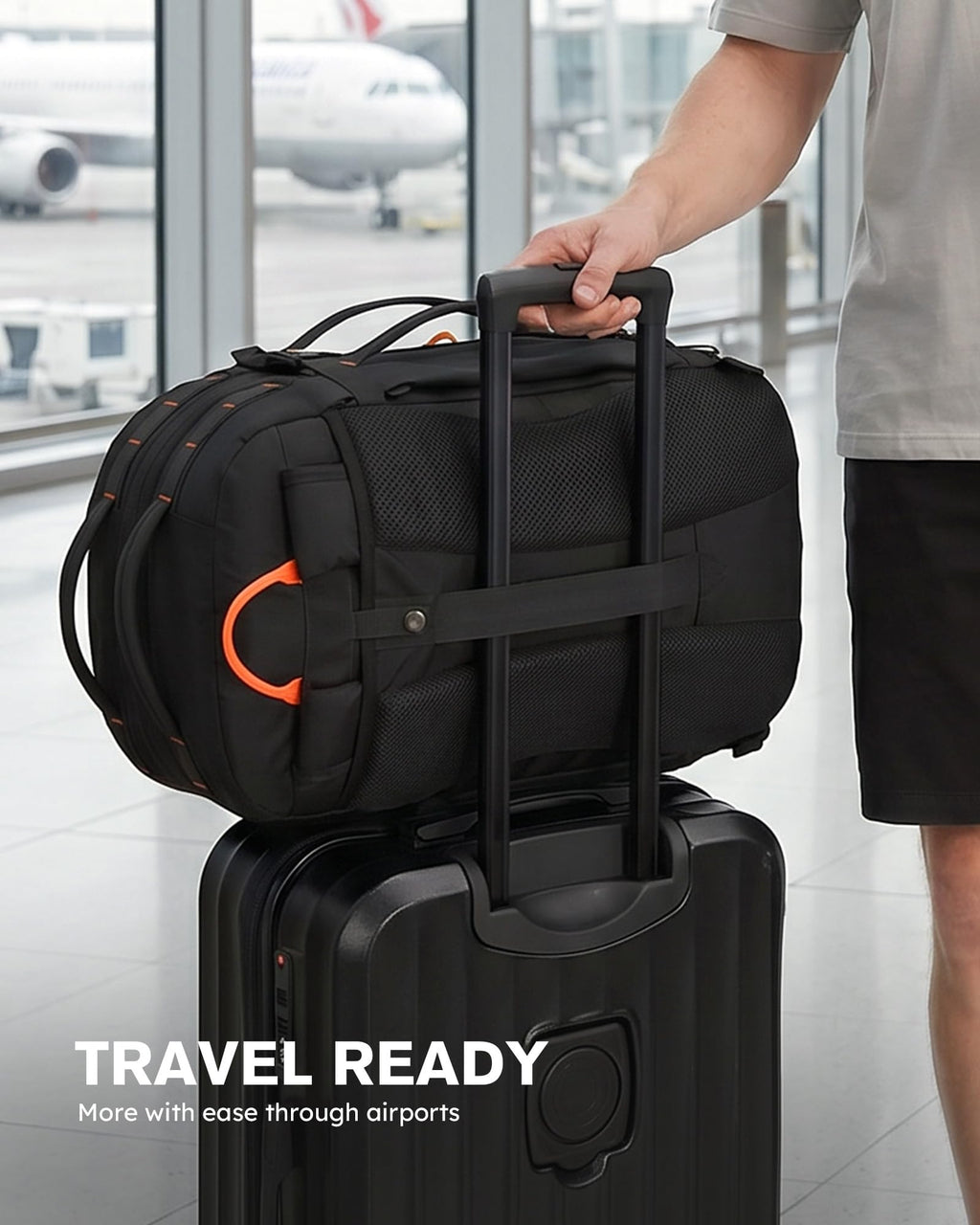 40L Expandable Travel Backpack