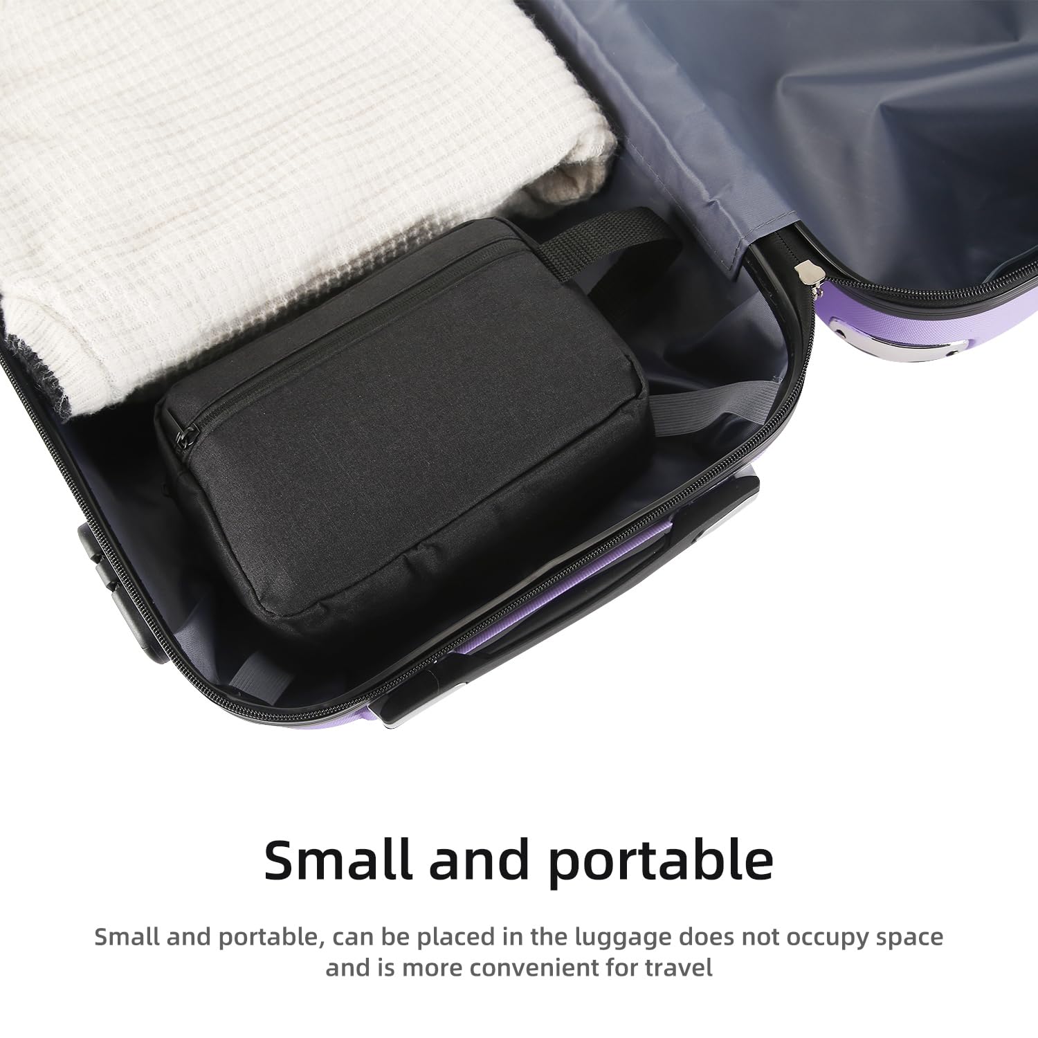 Hanging Travel Toiletry Bag – Black