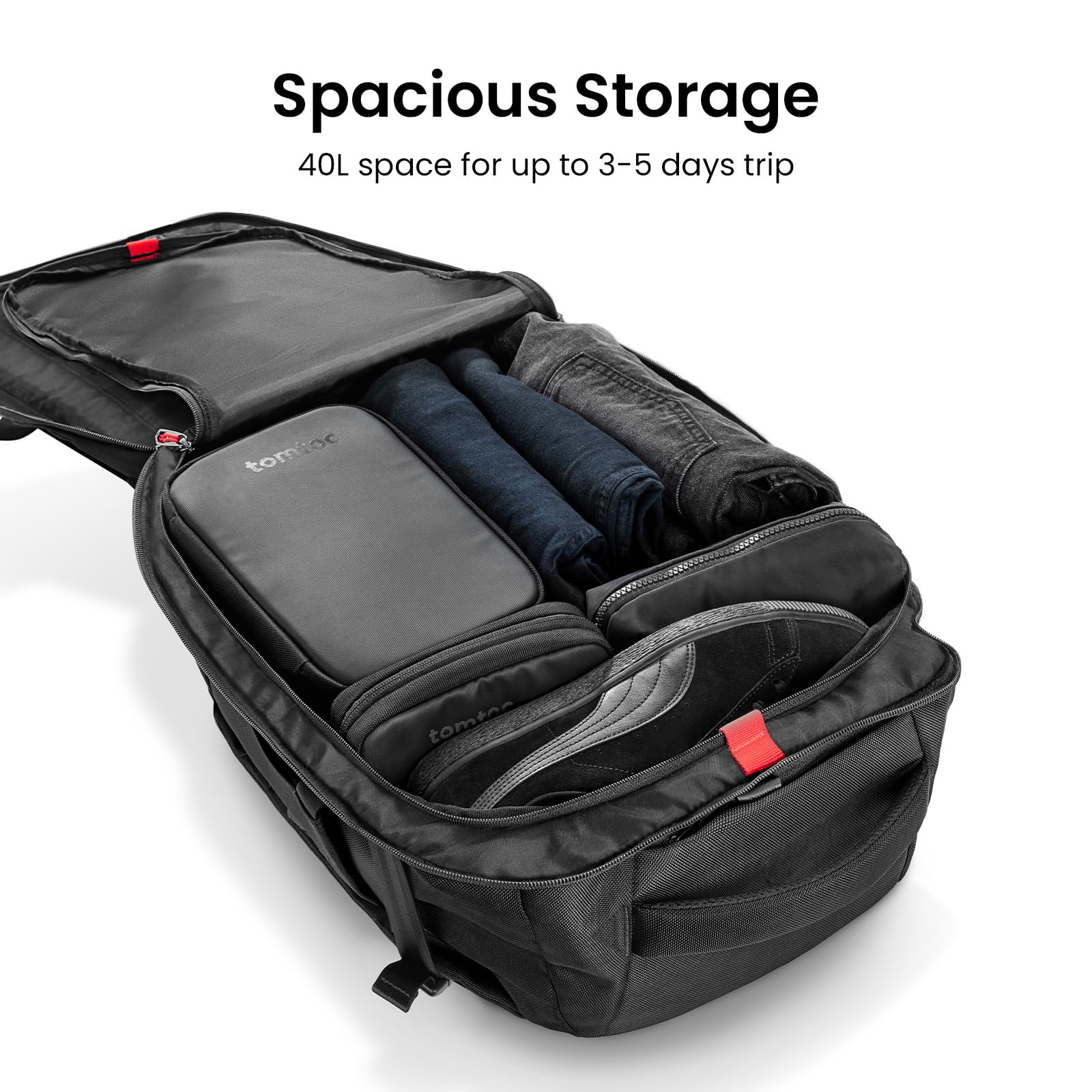 40L TSA-Friendly Travel Backpack
