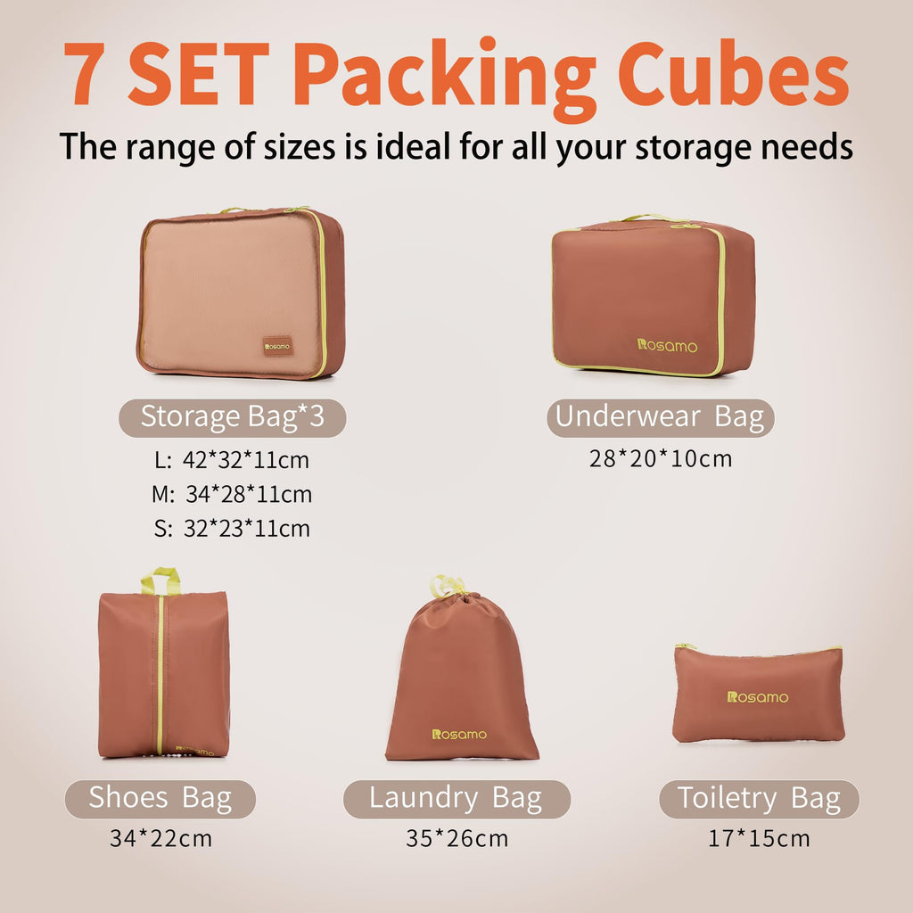 10-Piece Hardside Luggage Set with TSA Lock