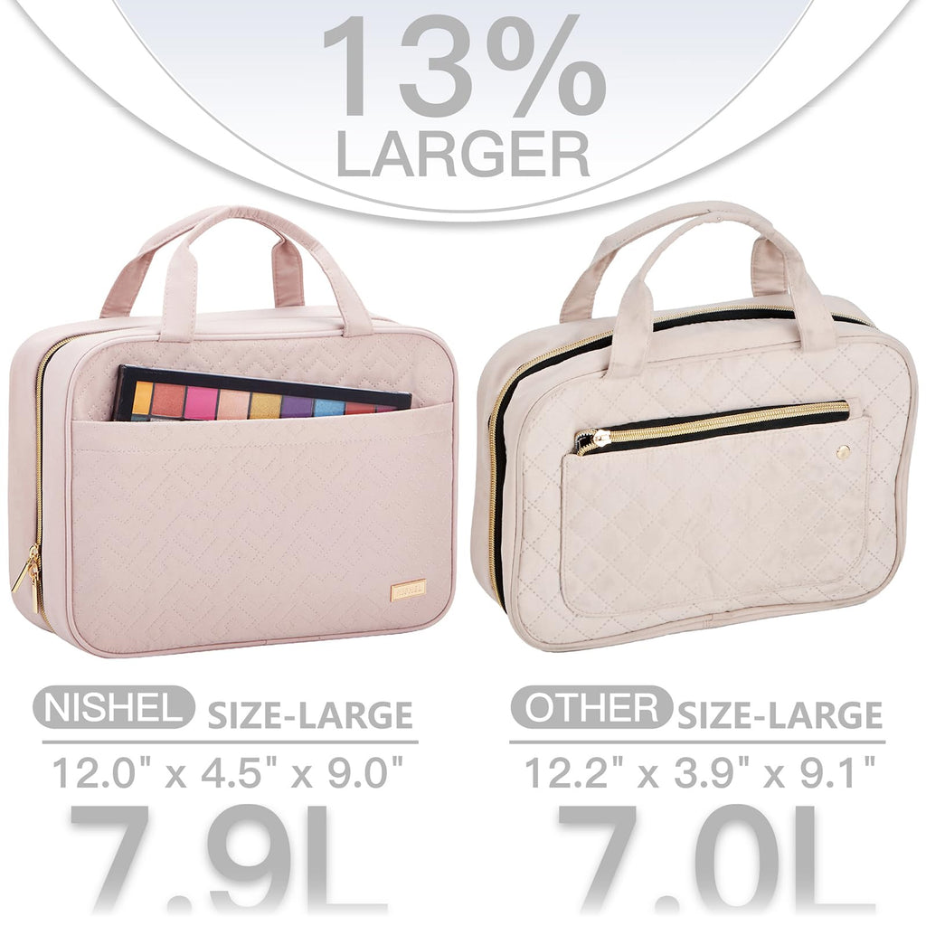 Large Hanging Travel Toiletry Bag – Pink