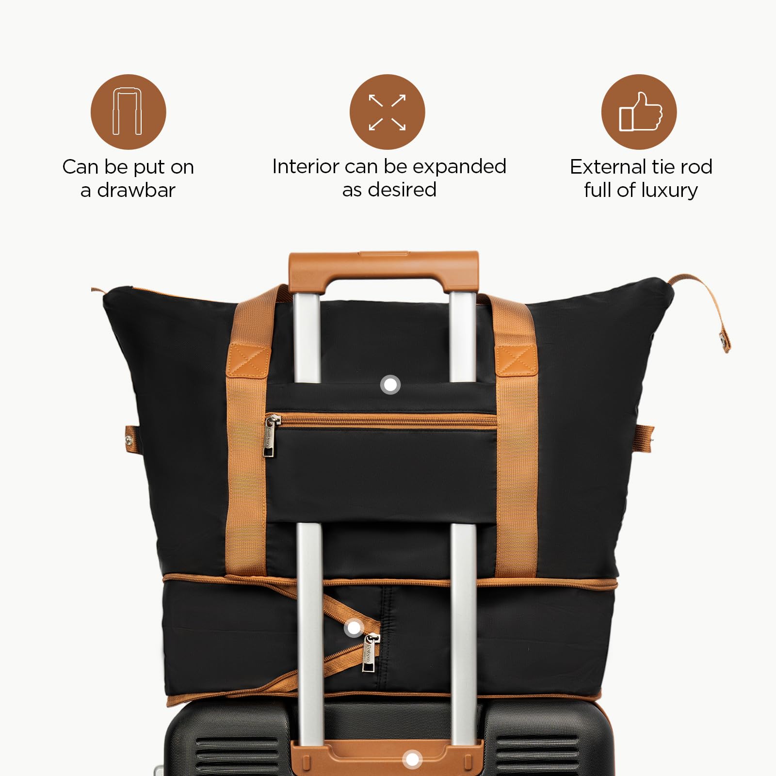 5-Piece Hardside Luggage Set with TSA Lock