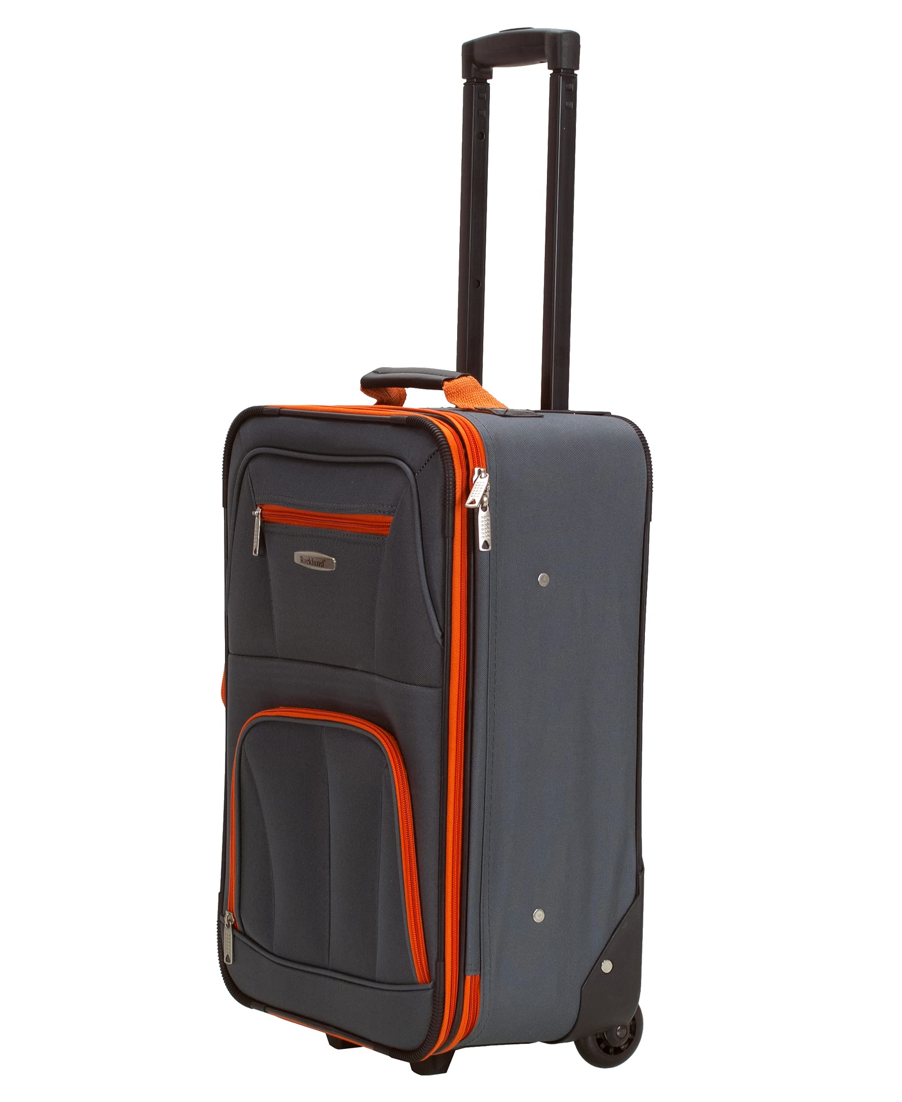 4-Piece Expandable Softside Luggage Set – Charcoal