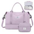 Weekender Travel Duffle Bag with Shoe Compartment