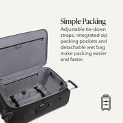 Large Expandable Softside Luggage – Black