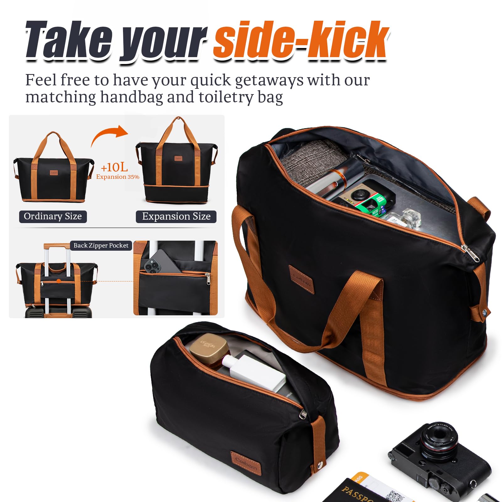 5-Piece Hardside Luggage Set with TSA Lock