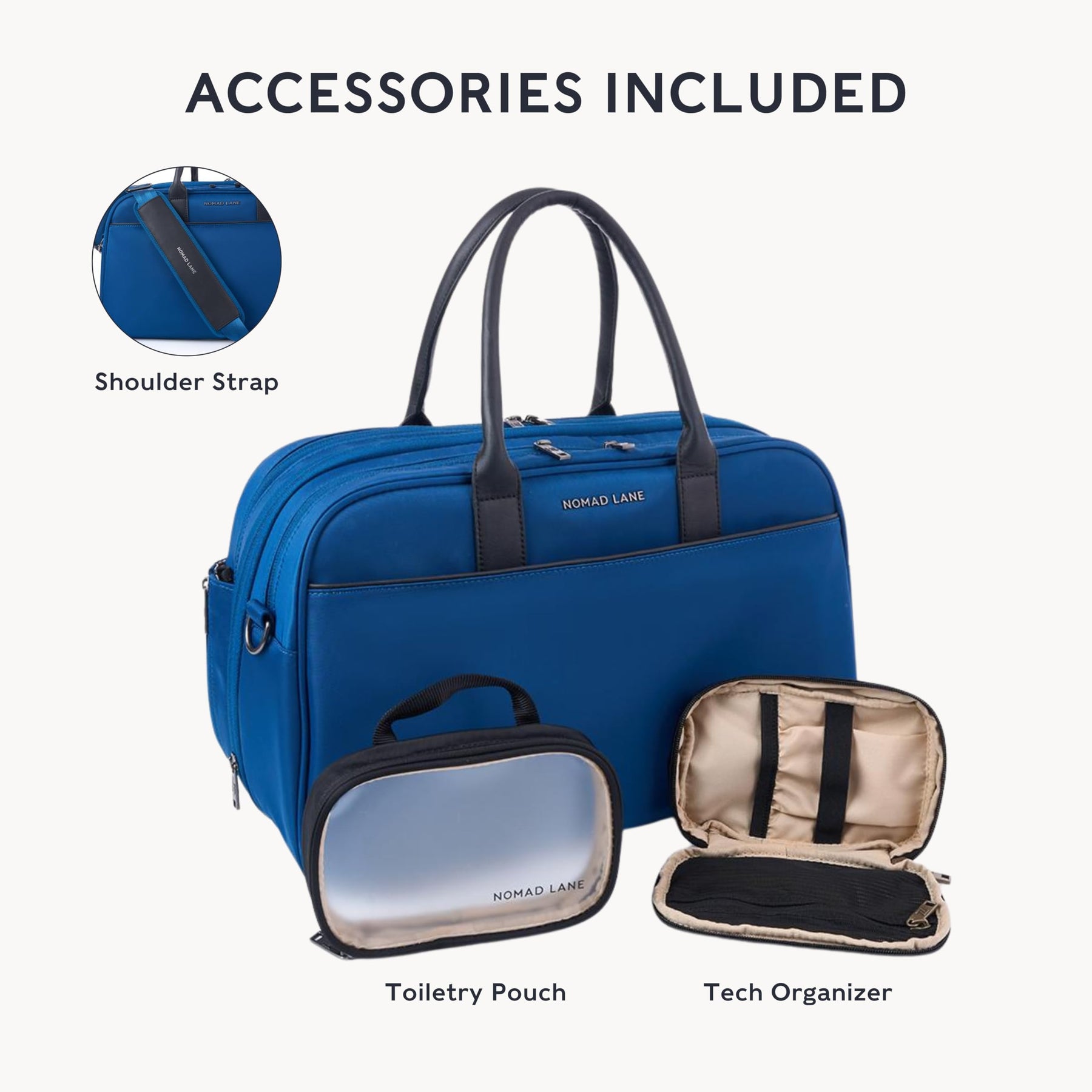 Carry-On Travel Duffel Bag – Aegean Blue