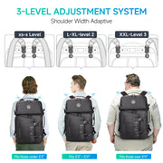40L TSA-Friendly Travel Backpack