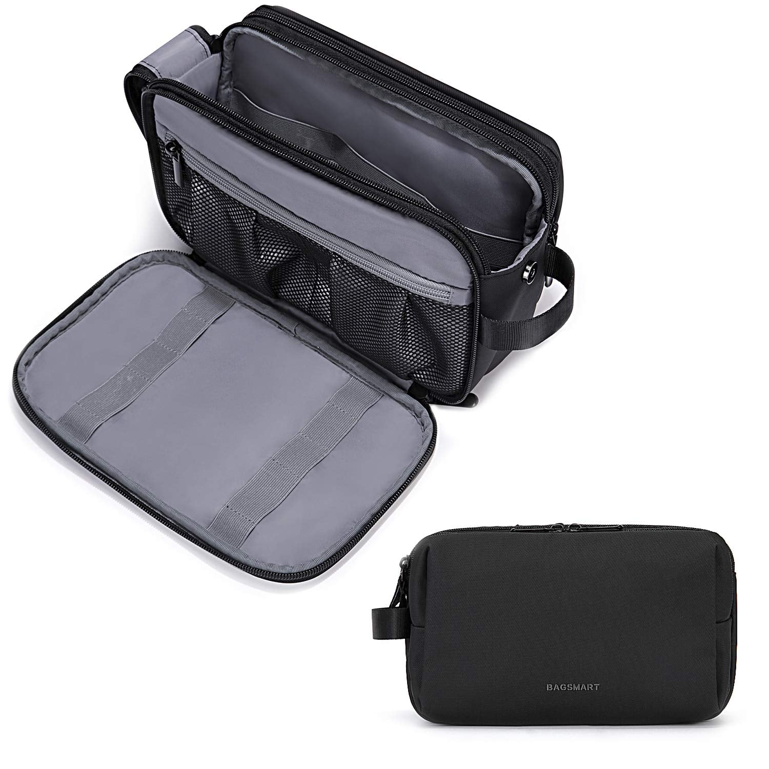 Water-Resistant Toiletry Organizer – Black