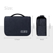 Large Hanging Travel Toiletry Bag – Black