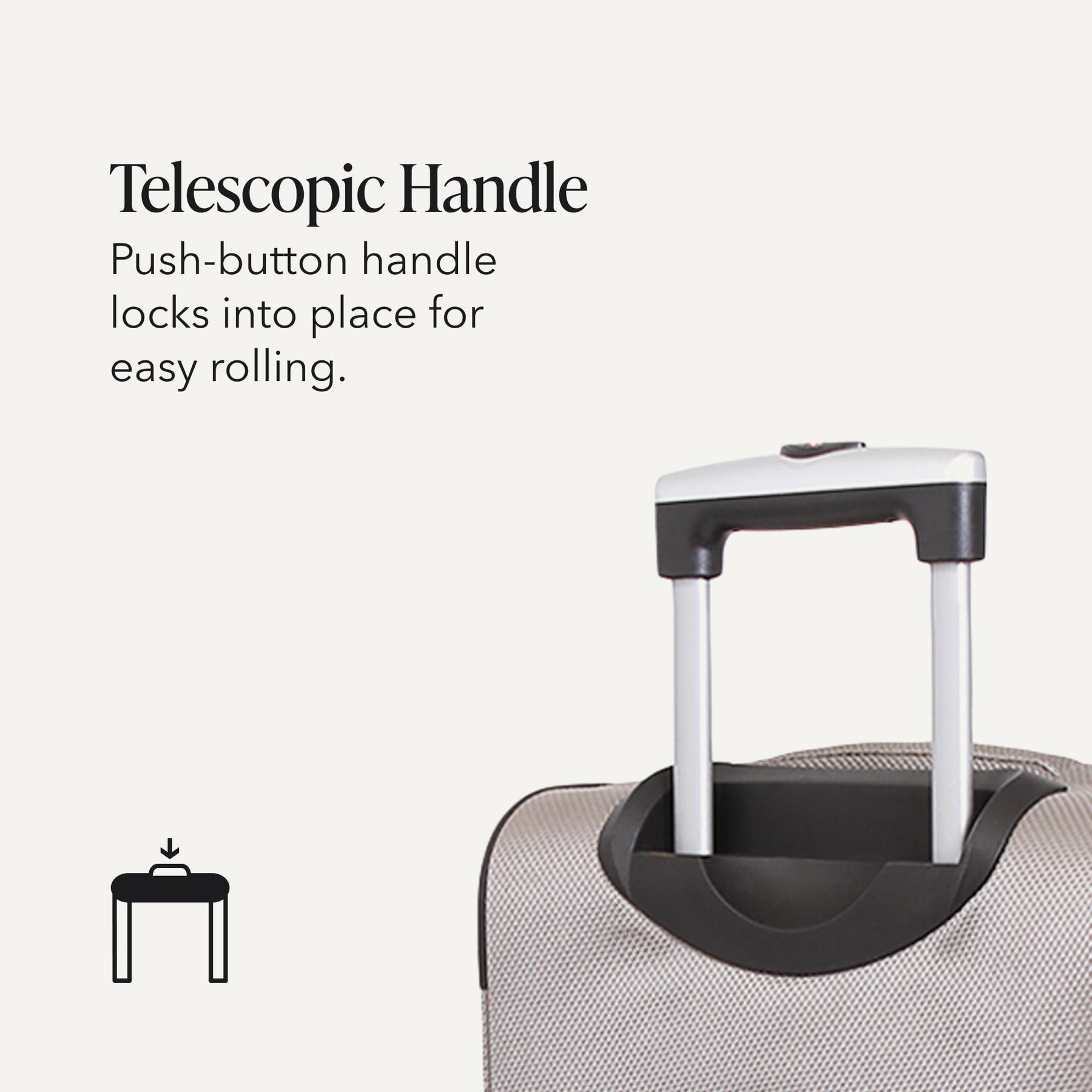 Medium Expandable Softside Luggage – Pewter