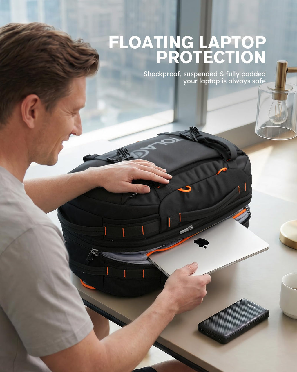 40L Expandable Travel Backpack