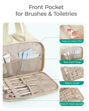 Large Puffy Travel Toiletry Bag – Green