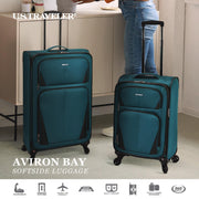 31" Expandable Softside Luggage – Teal