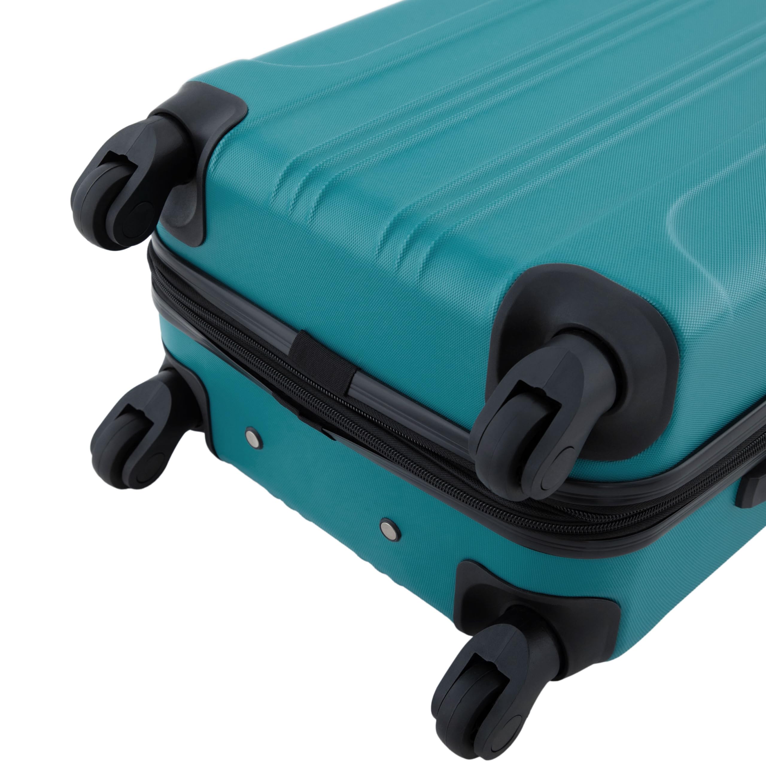 22" Expandable Spinner Carry-On Luggage – Teal