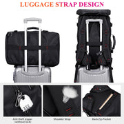 Convertible Carry-On Travel Backpack – Black