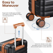 3-Piece Carry-On Luggage Set – Black