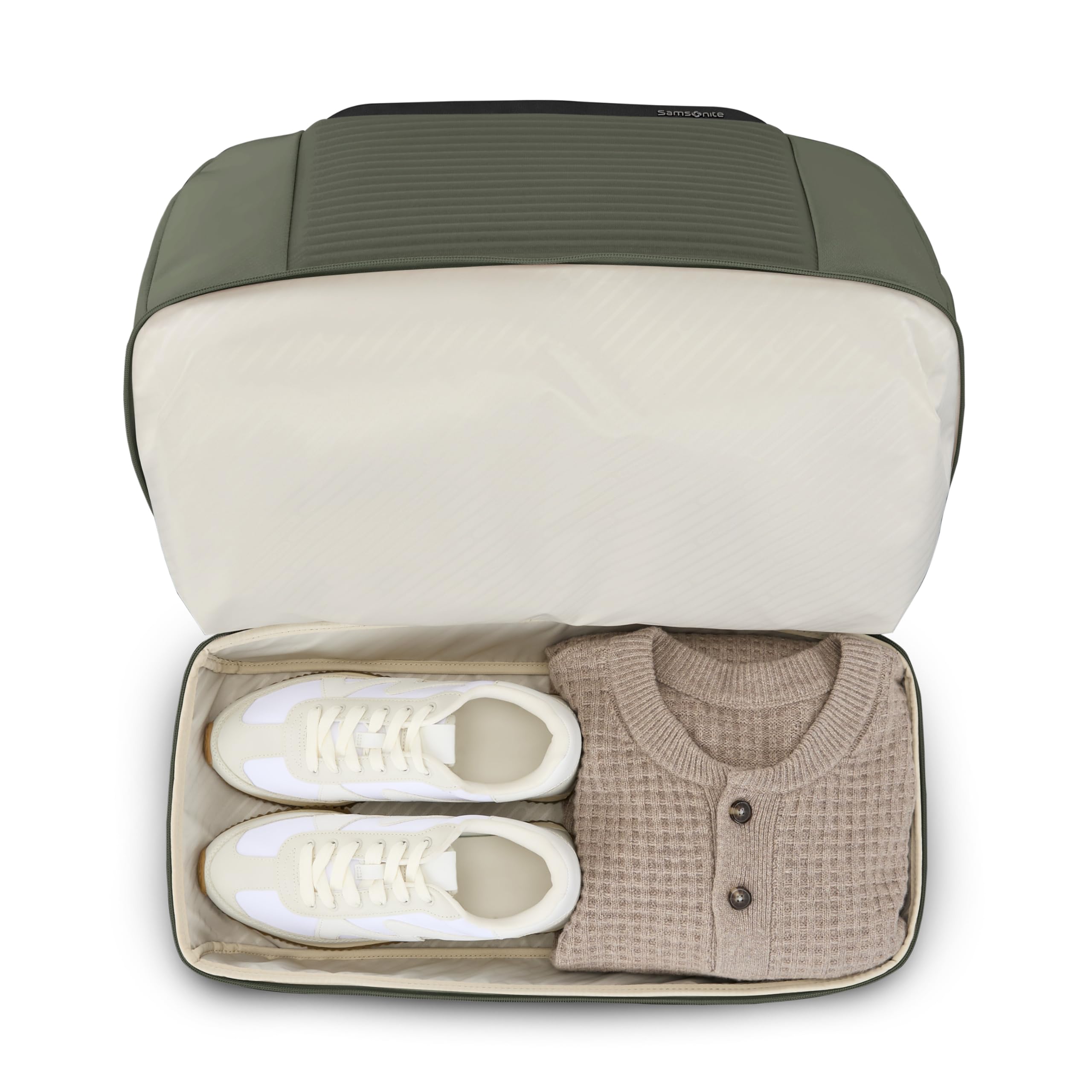 Weekender Duffle Bag with Shoe Compartment – Olive